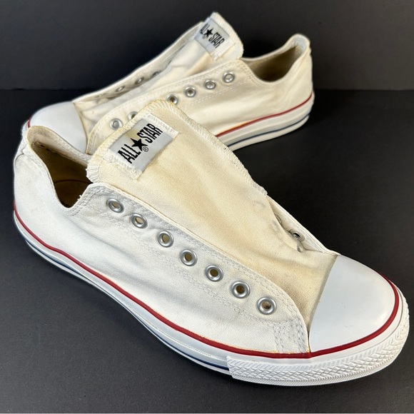 Converse Cream Men’s Slip-On Sneakers 11.5 - Picture 1 of 11